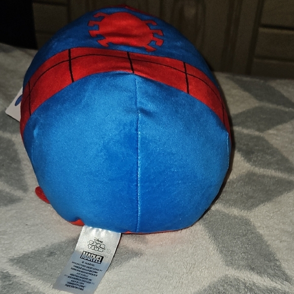 Marvel Disney Spiderman Tsum Tsum Stacking Pillow Top Plush Toy Red Blue White - Picture 3 of 12
